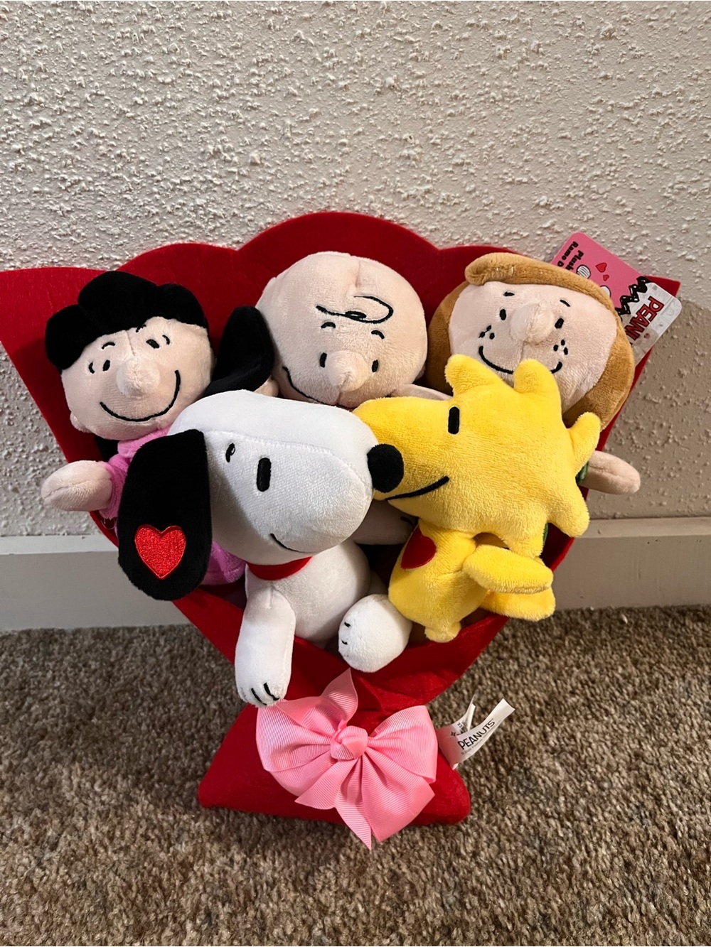 Charlie Brown Plush Bouquet